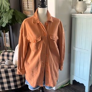 Button down sweatshirt